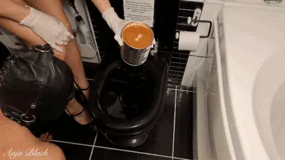 Anja Black - Disgust Toilettraining Hardcore 😈