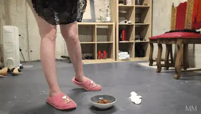 Mistress Marlena Extreme Dirty - I fuck his ass with cold shit!