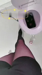 Chinese Scat Love - Sexy High Heels OL Mistress Shits and Spits for the Human Toilet that Is Forever Locked Under the Cu