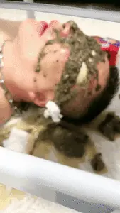 Chinese Scat Love - Slave Boy POV Humiliated with Shits Covering His Eyes, Washing Face with Golden Shower and Sleeping
