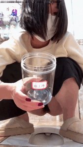 Chinese Scat Love - Big Ass Cutie Girl POV Shits into a Container and Shall Become Your Yummy Breakfast