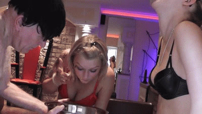 Scat and Piss Femdom - Lisa and Roxy puke