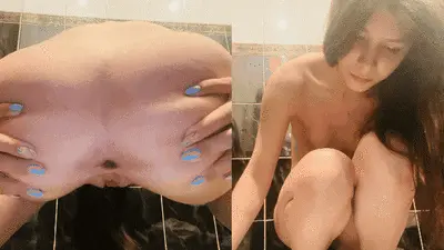 Natural Scat Girls - Super sexy 19 y.o. Anastasia saving her turd