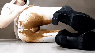 Love to Shit Girls - Yoga Messy Tights Boots
