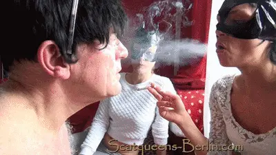 ScatqueensBerlin - Scatqueens Have Fun with a Human Toilet P1
