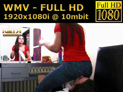 Mistress Katjas Clips & Pictures - 04-007 - Brutal Make-Up Jeans-Facesitting (WMV - FULL HD - High Definition)