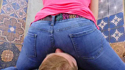 Boss Girls Productions - Jeans ass on his slave mug - small version