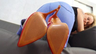 Boss Girls Productions - Spoil these sexy red high heels! - small version