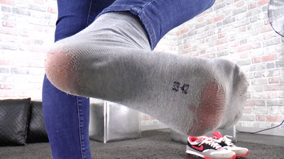 Boss Girls Productions - Lady Nora - Extremely long, worn, stinky socks