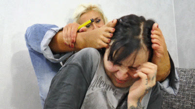 Boss Girls Productions - Mistress Roxana - Stinky foot humiliation - small version