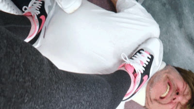Boss Girls Productions - Lady Luciana and Lady Nora - Trampling session for the injured cyclist