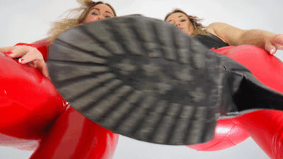 Boss Girls Productions - Queen Hanna and Mistress Jane - Lick the soles of your mistresses boots - small version