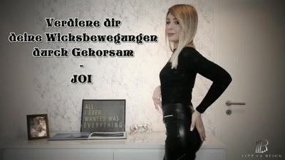Lizz La Reign - Verdiene dir deine Wichsbewegungen durch Gehorsam - JOI