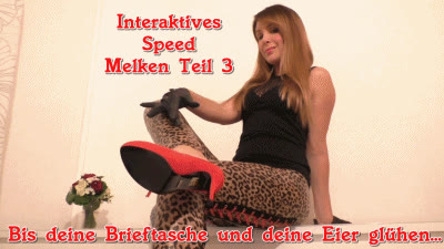 Lizz La Reign - Interaktives Speed Melken Teil 3 - Bis deine Brieftasche und deine Eier gl&uuml;hen